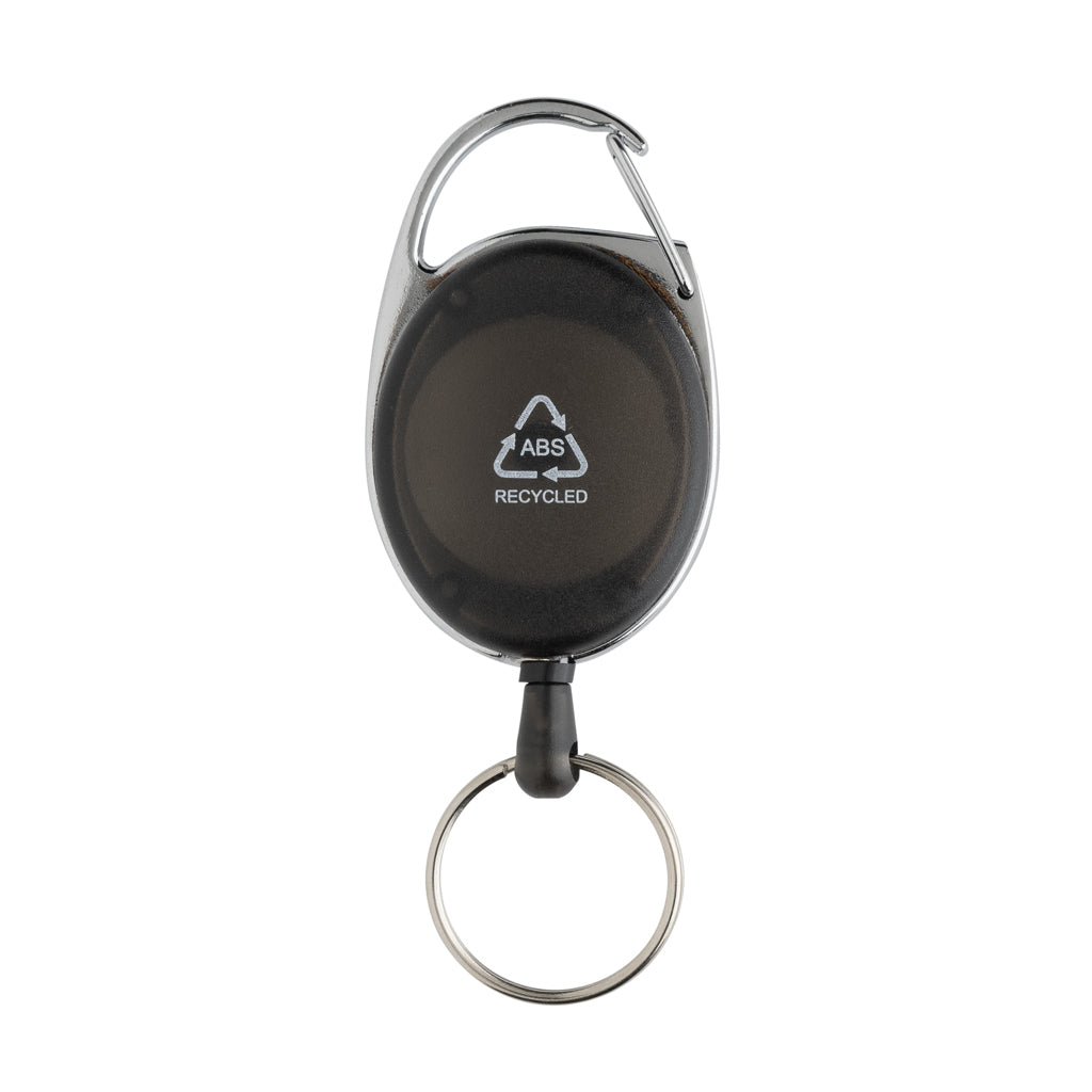 RCS recycled ABS roller clip keychain