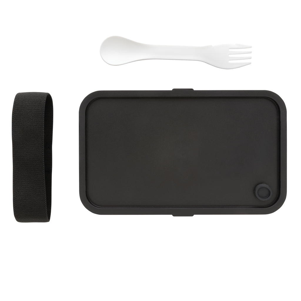 PP lunch box with spork