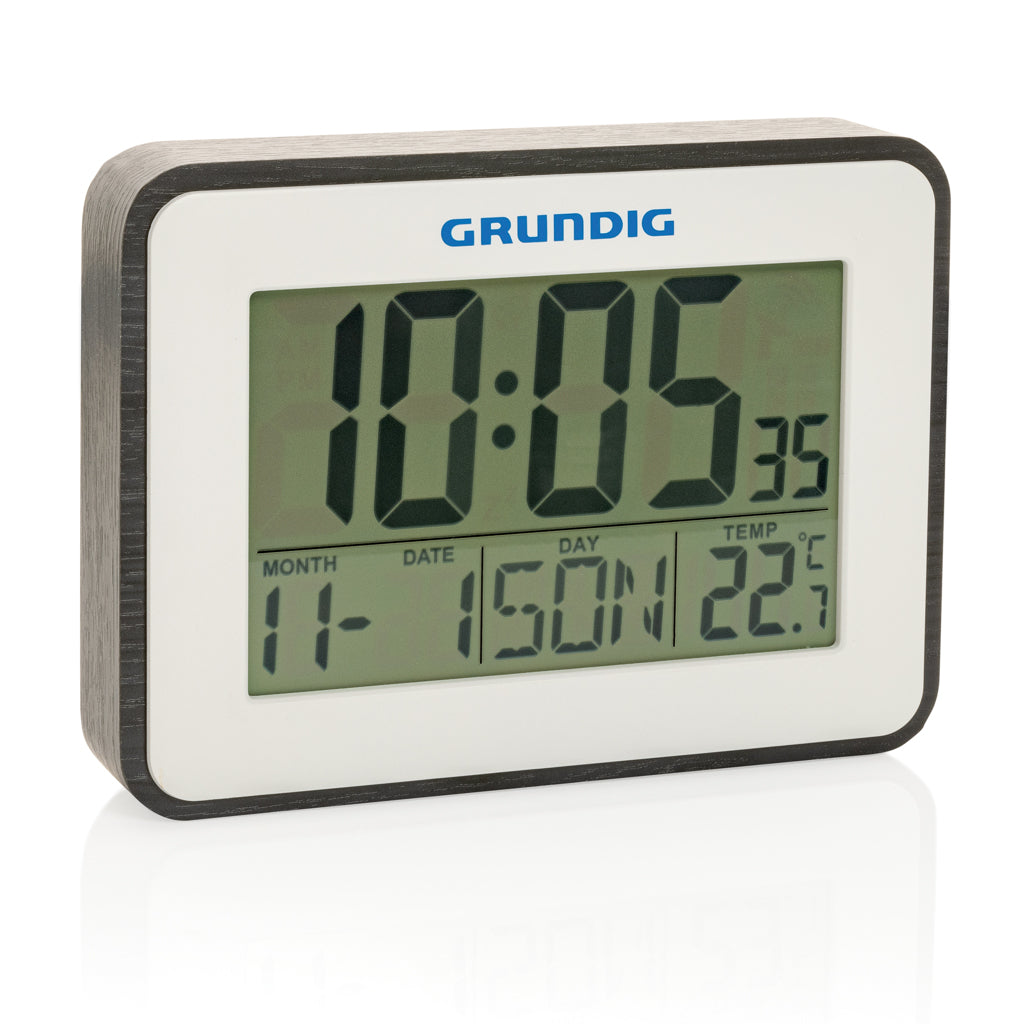 Grundig weatherstation alarm and calendar - white, ABS