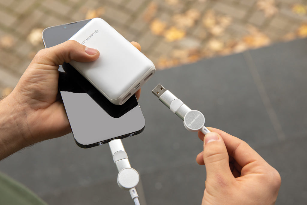 Oakland RCS recycled plastic 6-in-1 fast charging 45W cable