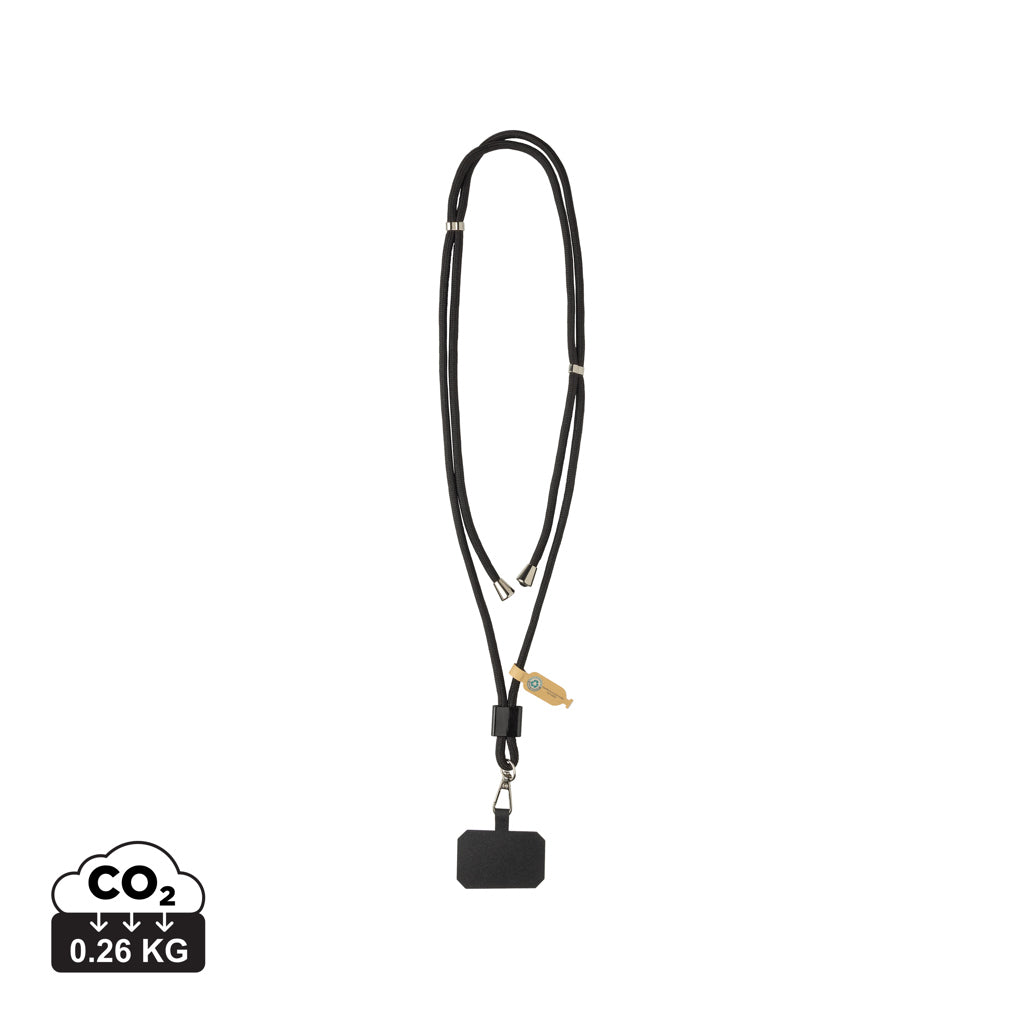CarryLoop RCS recycled PET adjustable phone holder lanyard