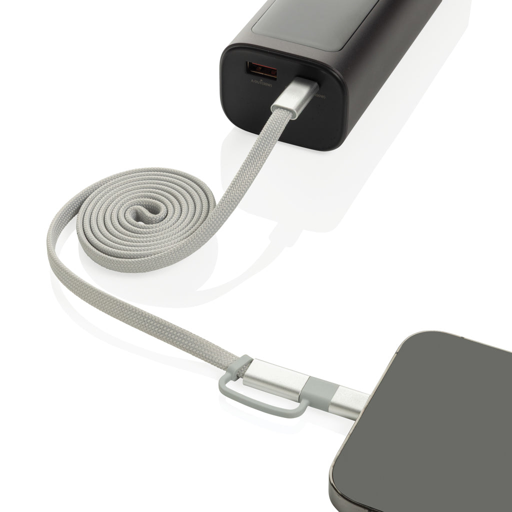 Arc RCS recycled Ultra-thin 60W 2 in 1 magnetic cable