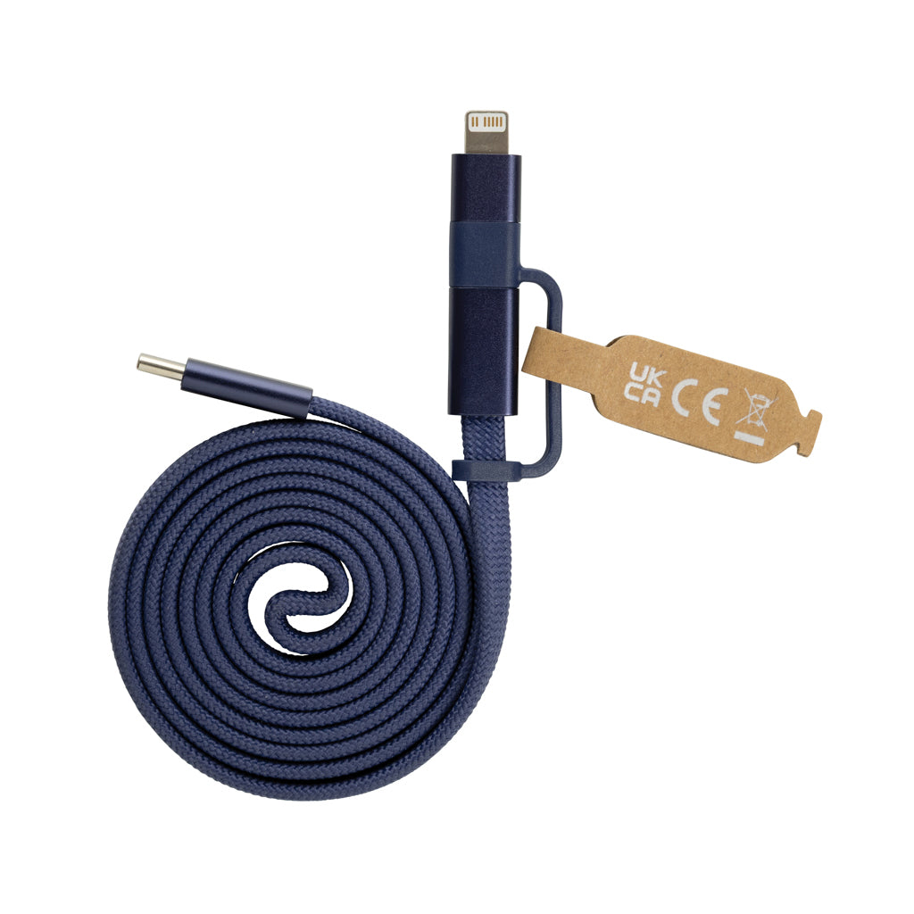 Arc RCS recycled Ultra-thin 60W 2 in 1 magnetic cable