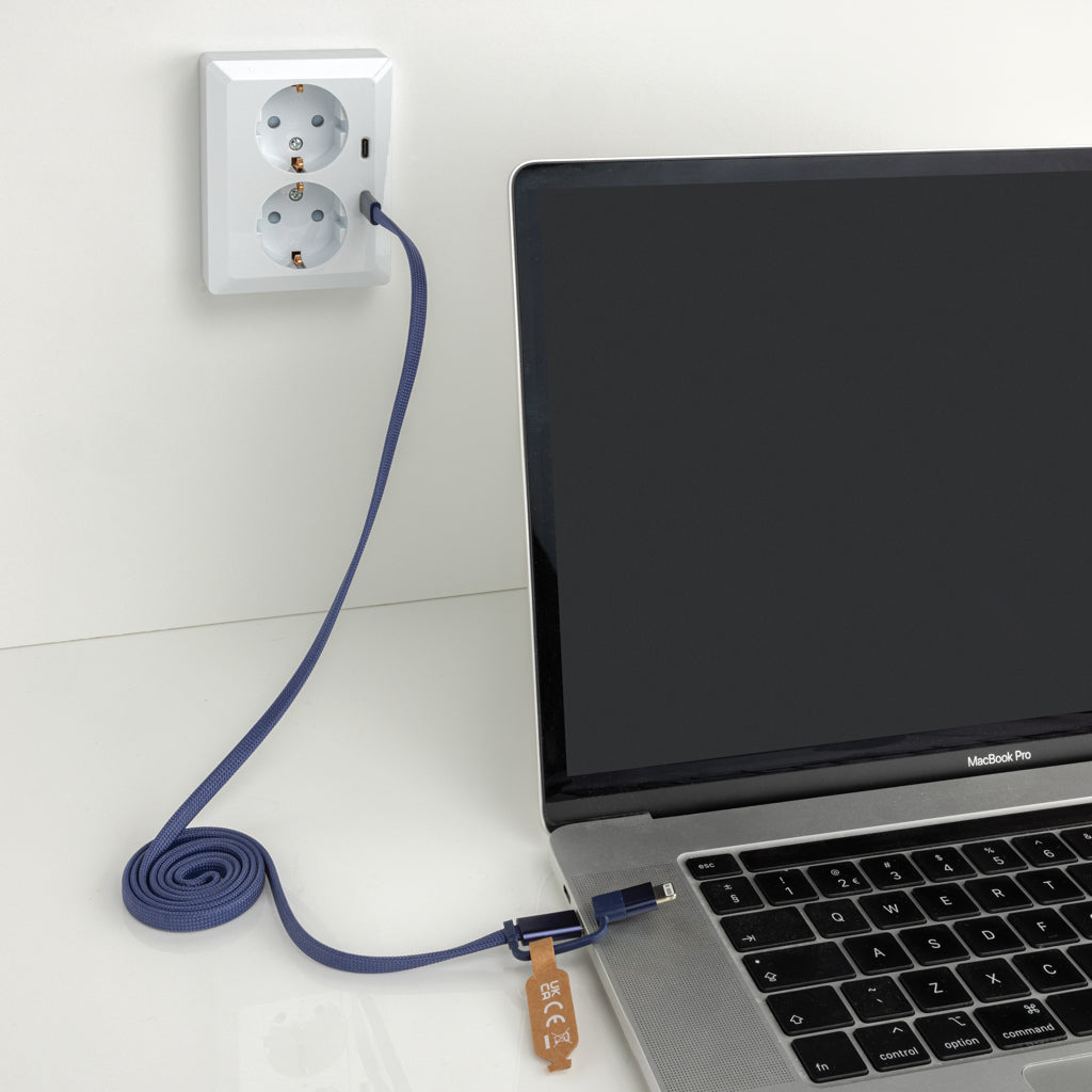 Arc RCS recycled Ultra-thin 60W 2 in 1 magnetic cable