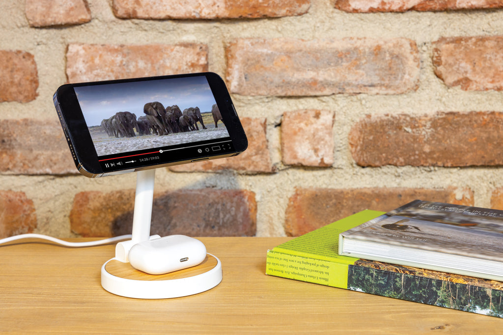 Ontario RCS rplastic 15W magnetic charging 2 in 1 stand