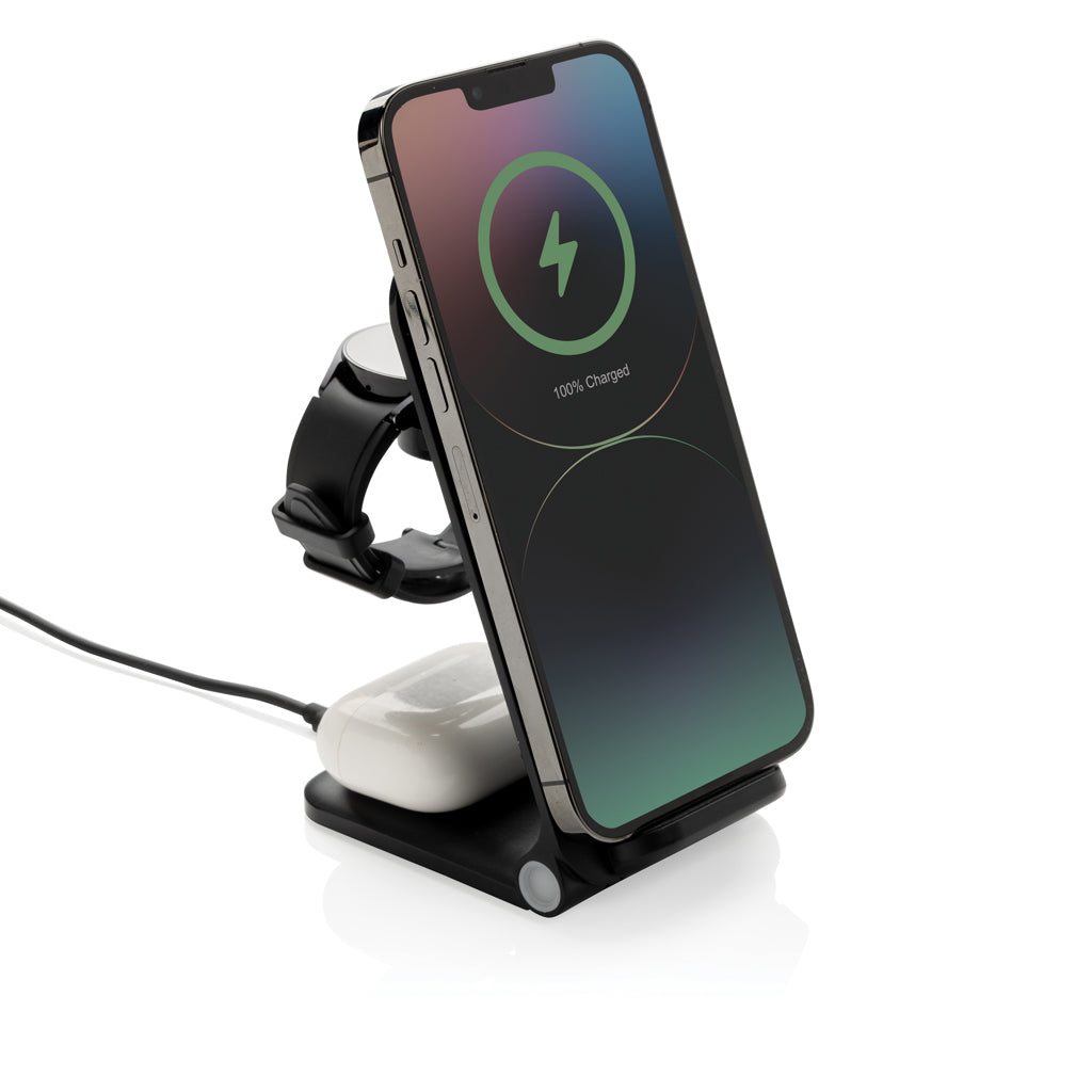 Powerpal 3 in 1 RCS recycled plastic 15W charger