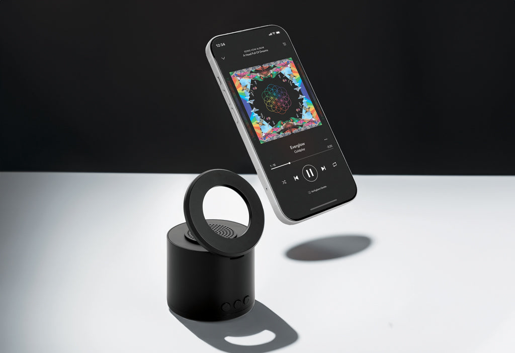 Magpulse RCS recycled plastic 3W speaker w/magnetic holder