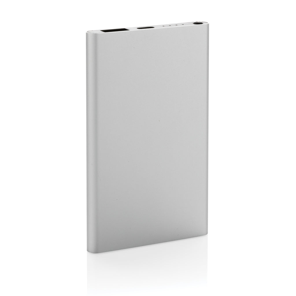 RCS recycled plastic/aluminium 4000mah powerbank with type C
