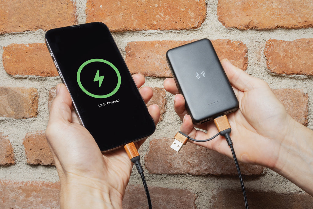 RCS recycled plastic 5.000 mAh 5W wireless powerbank