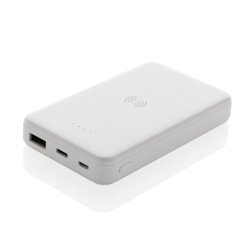 RCS recycled plastic 5.000 mAh 5W wireless powerbank