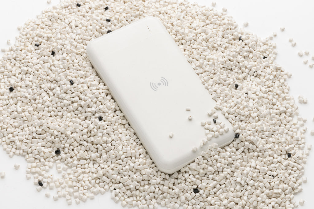 RCS standard recycled plastic wireless powerbank