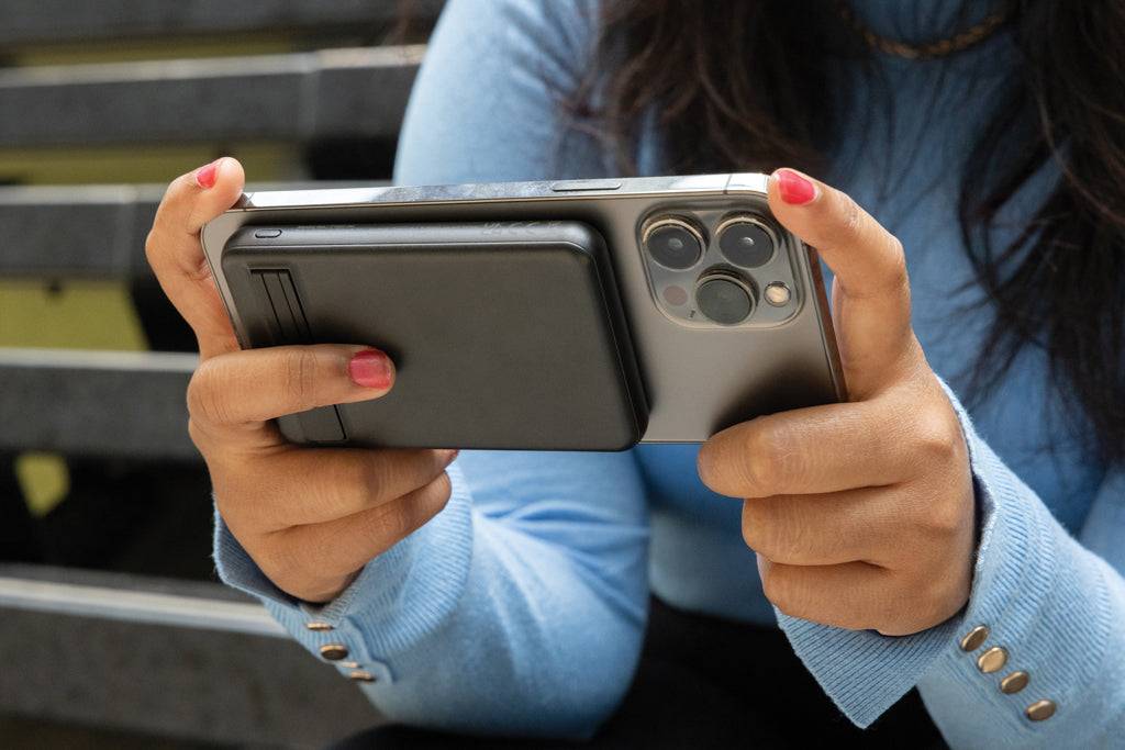 Zen RCS rplastic 5000 mah 5W magnetic bamboo powerbank