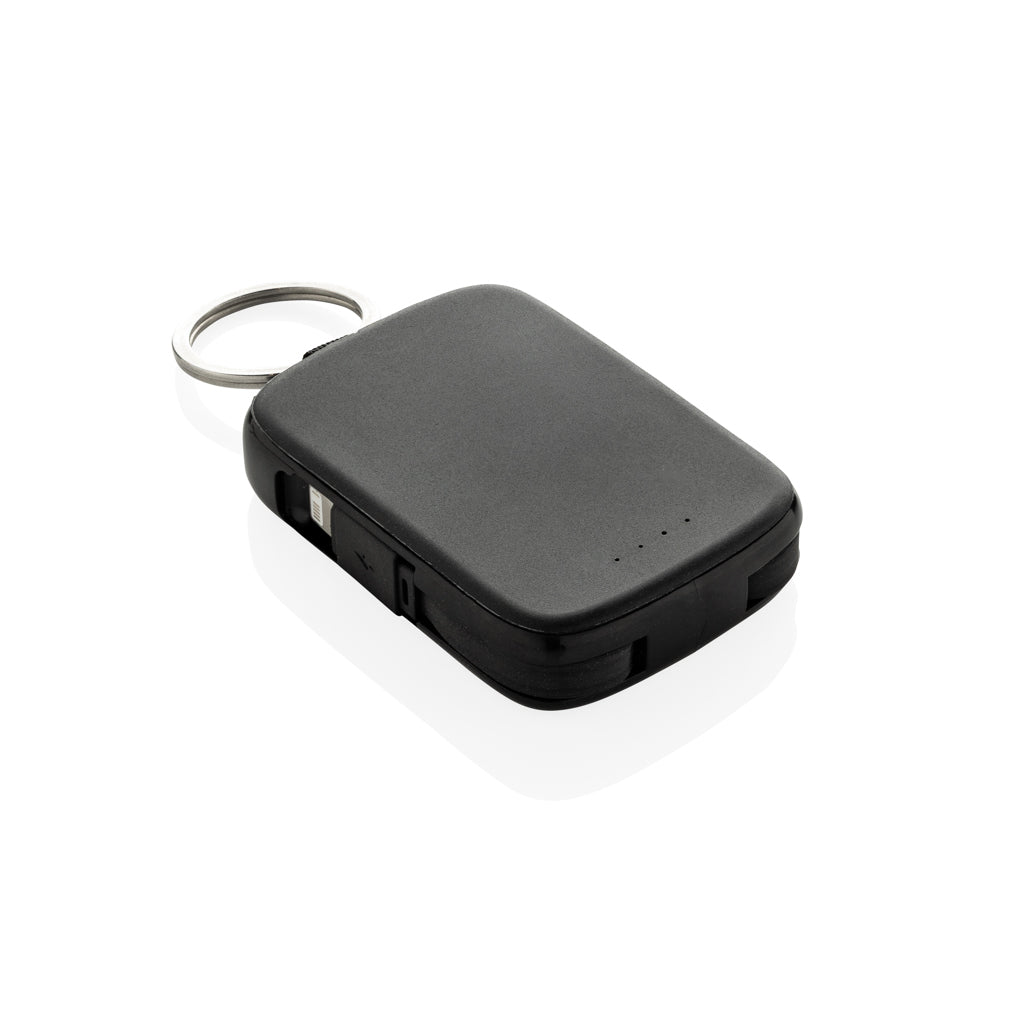 Nexo RCS keychain 2000 mah powerbank with integrated cables