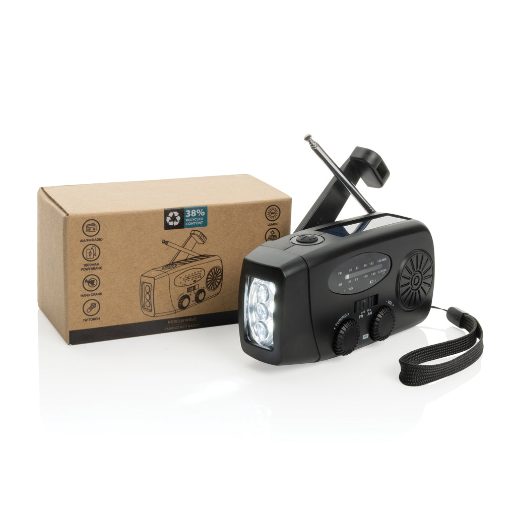 RescueWave RCS recycled plastic emergency radio