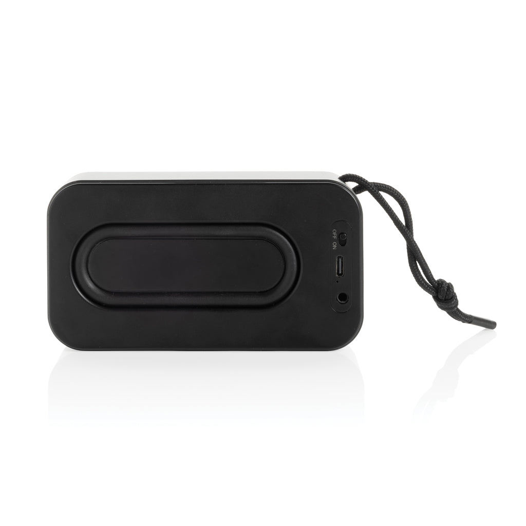 Swiss Peak RCS recycled aluminium 10W bass speaker