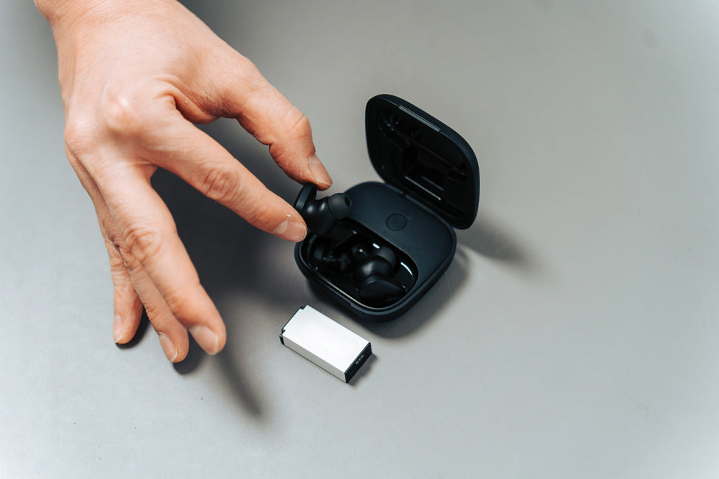 Lakewood RCS recycled and repairable wireless earbuds