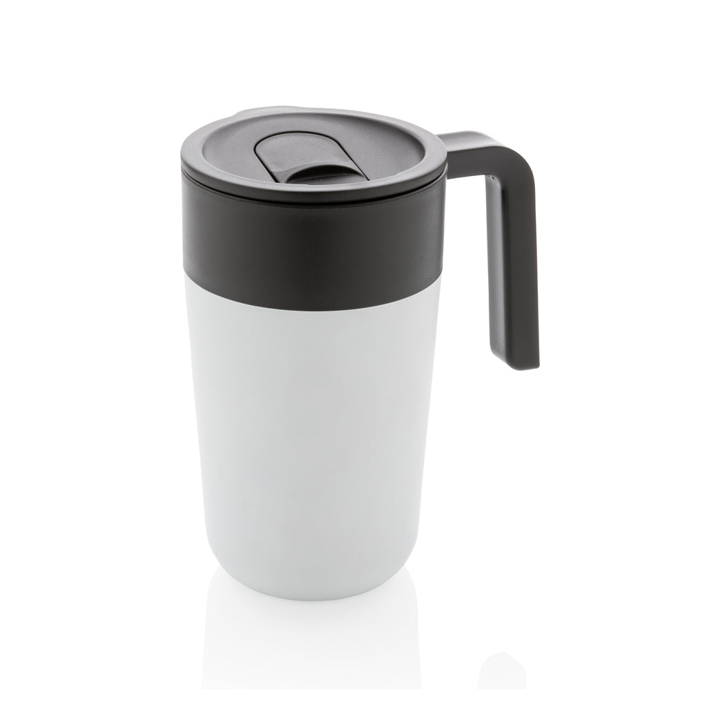GRS Recycled PP and SS mug with handle