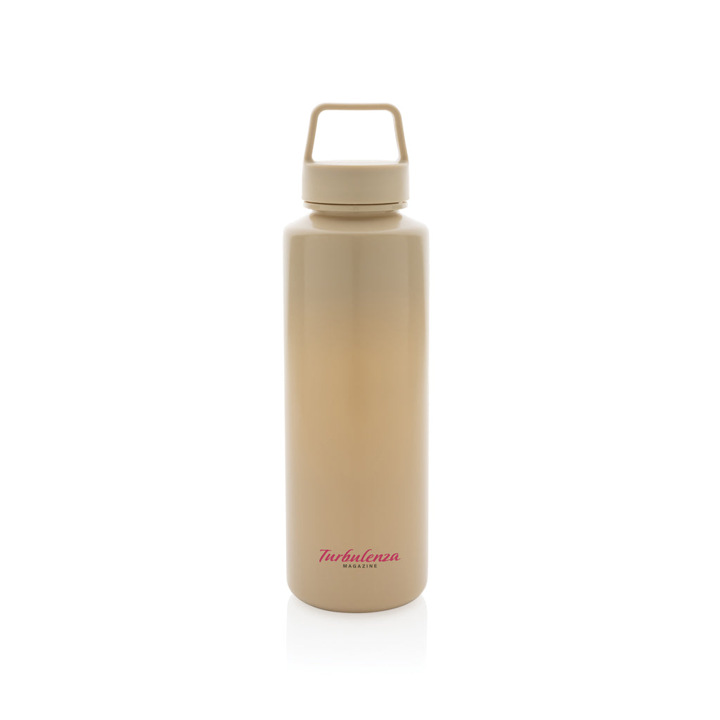 RCS certified recycled PP water bottle with handle