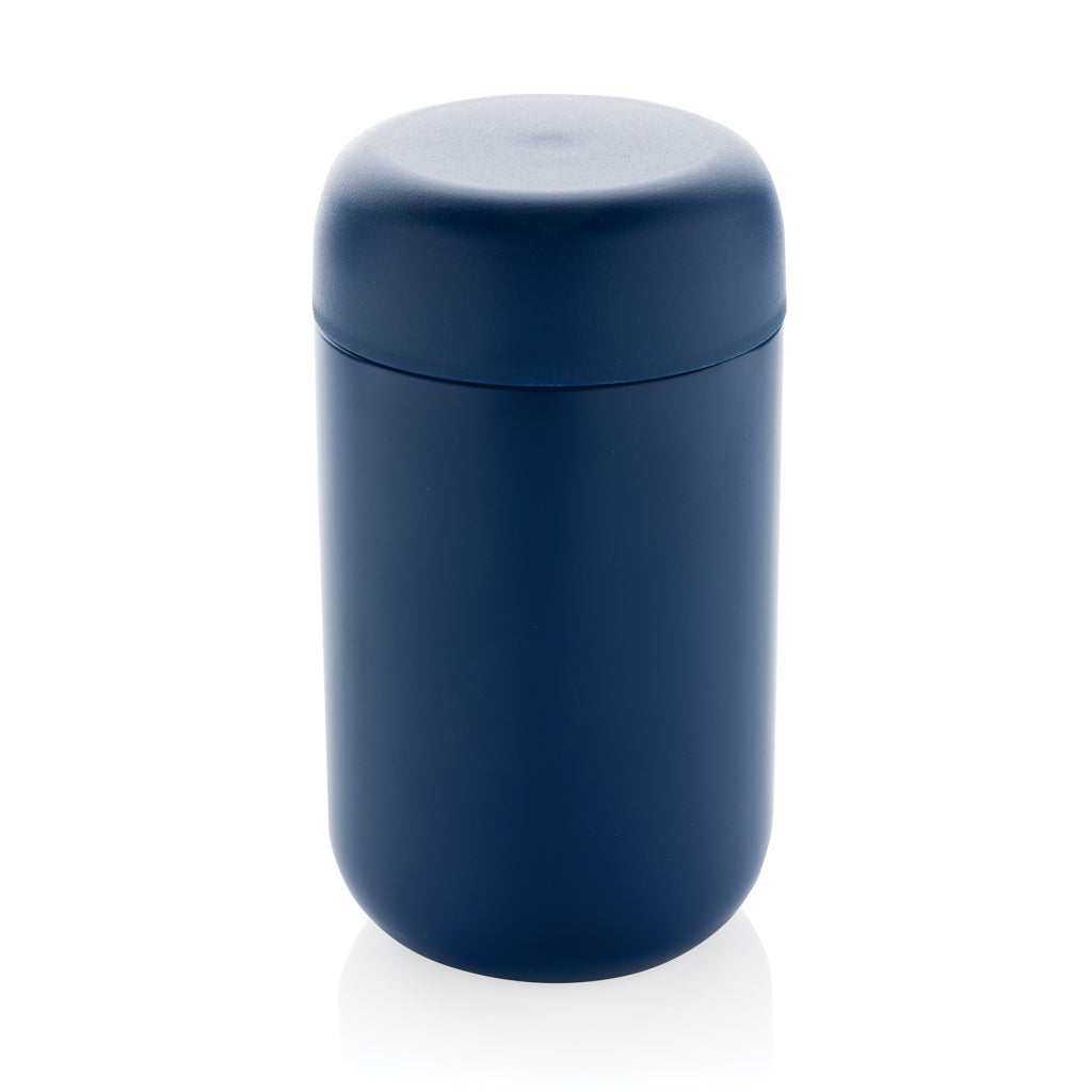 Brew RCS certified recycled stainless steel vacuum tumbler - blue, Recycled Stainless steel,Polypropylene