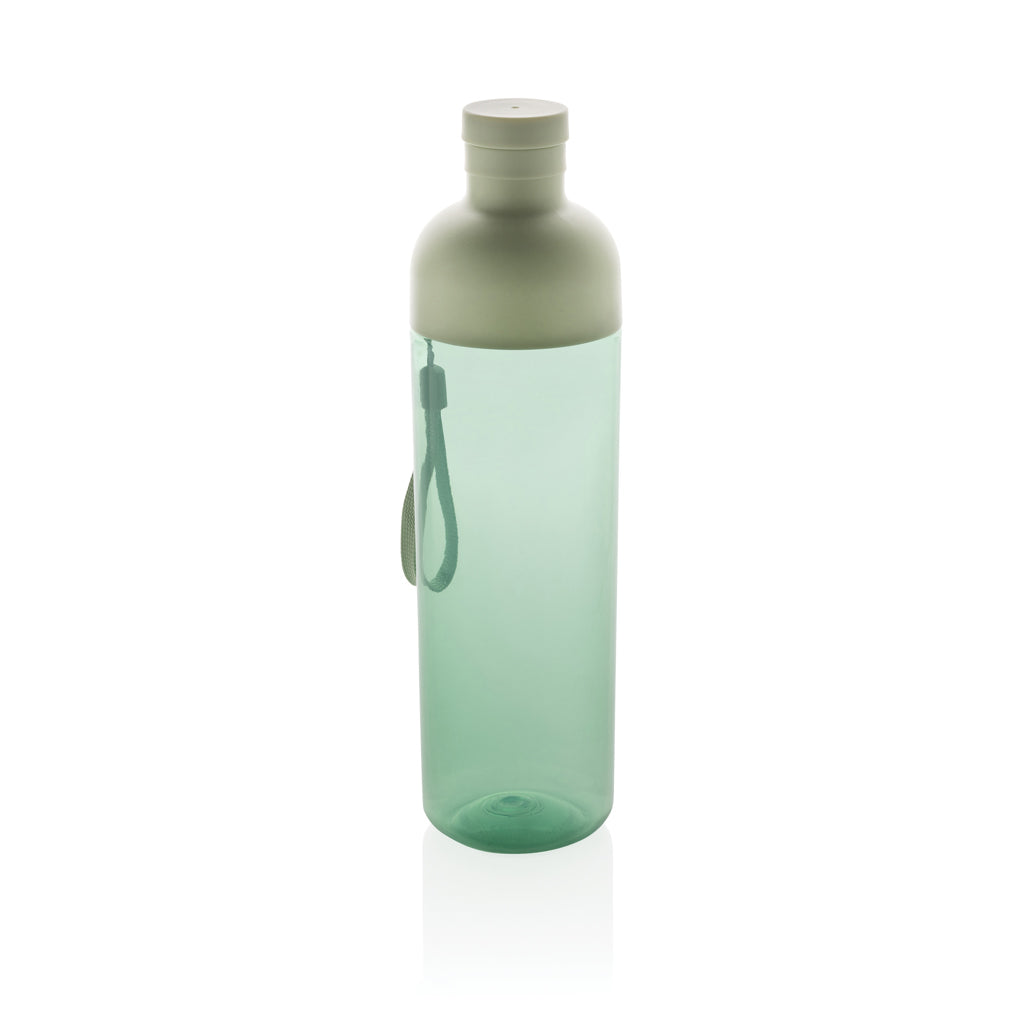 Impact RCS recycled PET leakproof water bottle 600ml - green, rPET,Recycled Polypropylene