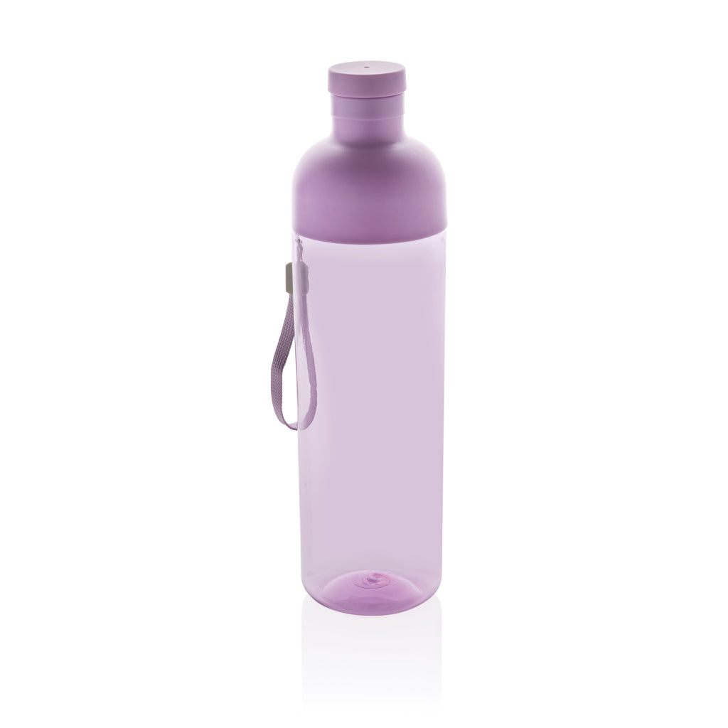 Impact RCS recycled PET leakproof water bottle 600ml - purple, rPET,Recycled Polypropylene