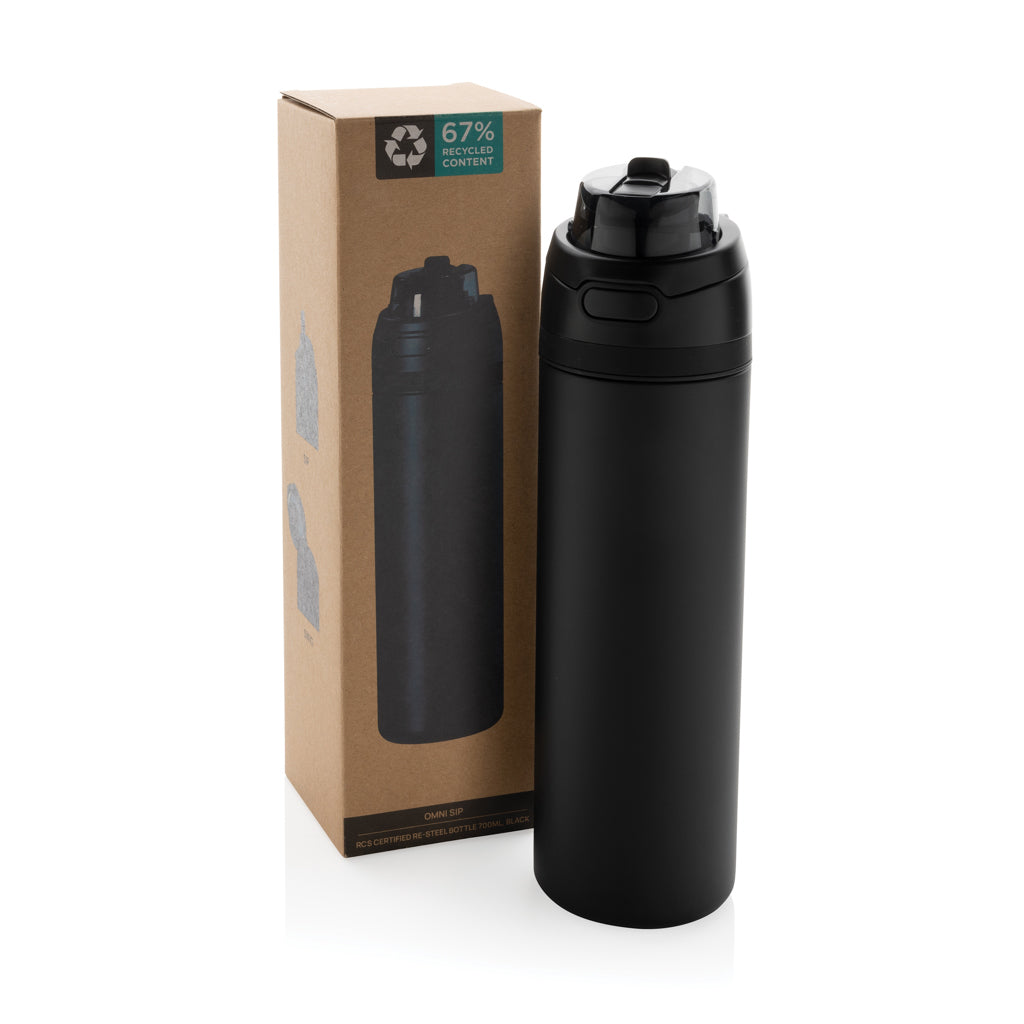 Omni Sip RCS certified re-steel lockable bottle 720ml