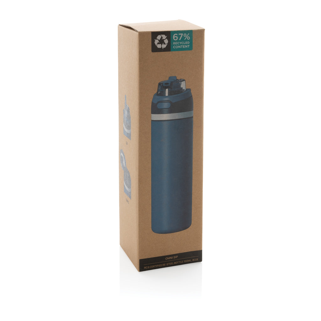 Omni Sip RCS certified re-steel lockable bottle 720ml