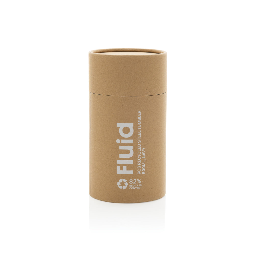 Fluid RCS certified recycled steel tumbler 500ml