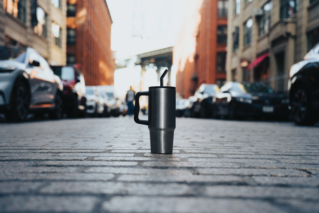 Embrace deluxe RCS recycled stainless steel tumbler 900ml