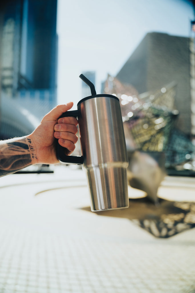 Embrace deluxe RCS recycled stainless steel tumbler 900ml