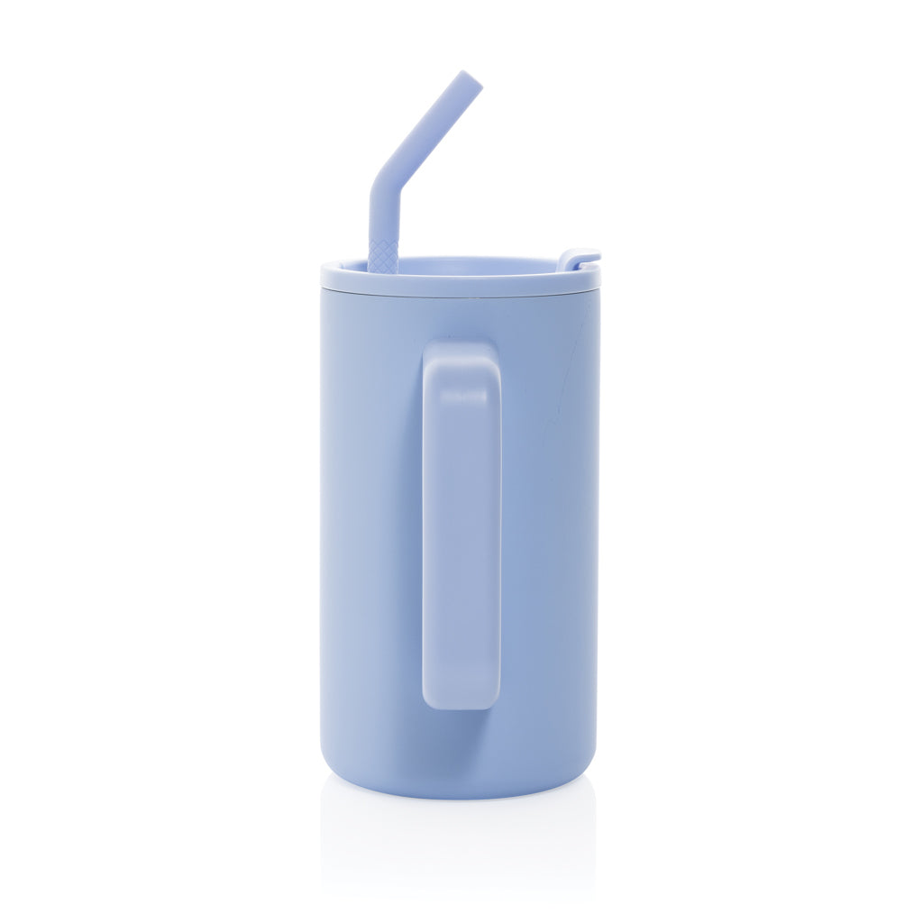 Cube RCS certified recycled steel mug 800ml