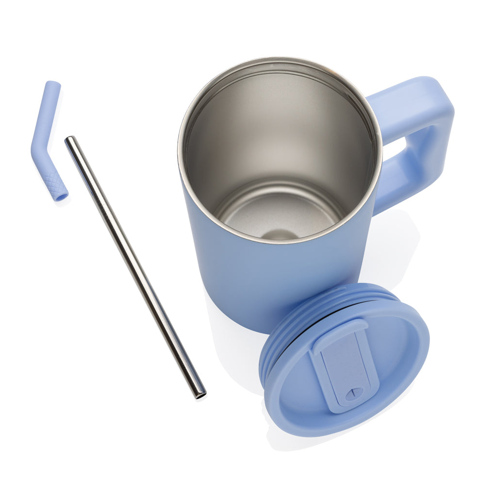 Cube RCS certified recycled steel mug 800ml