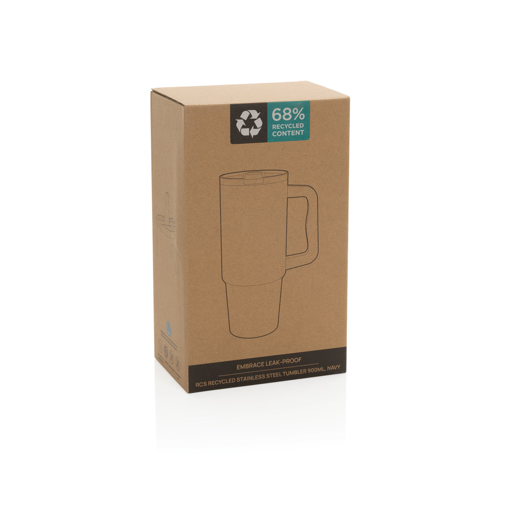 Embrace Leakproof RCS recycled stainless steel tumbler 900ml
