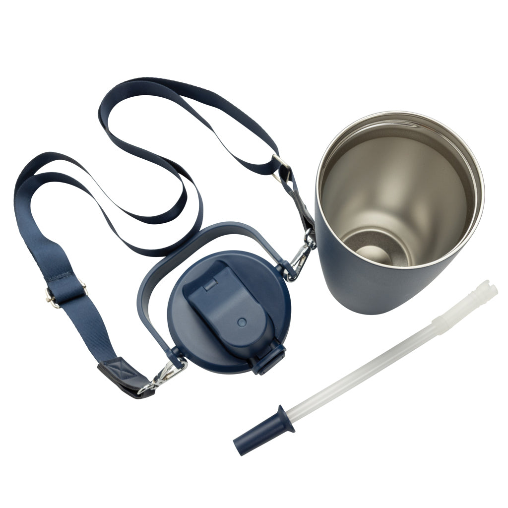 Avira Ayala RCS re-steel duosip lockable crossbody tumbler