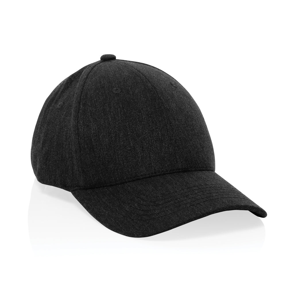 Milo AWARE™ recycled heather 6 panel cap 200gr