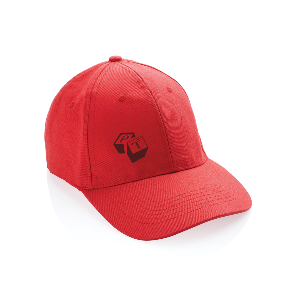 Impact 6 panel 280gr Recycled cotton cap with AWARE™ tracer