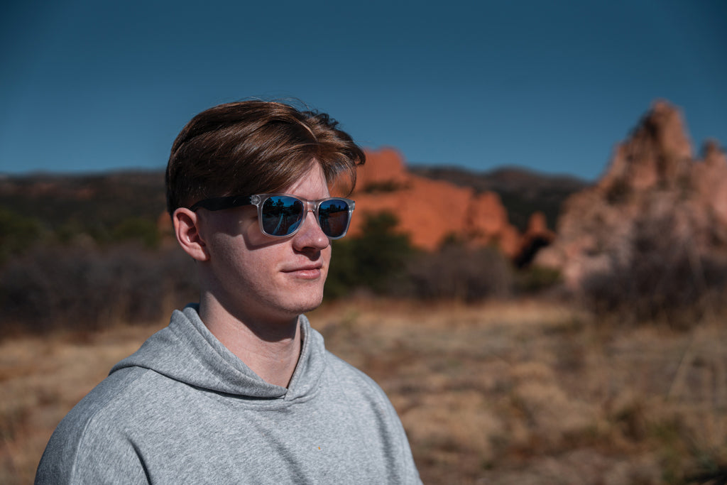 Gleam RCS recycled PC mirror lens sunglasses
