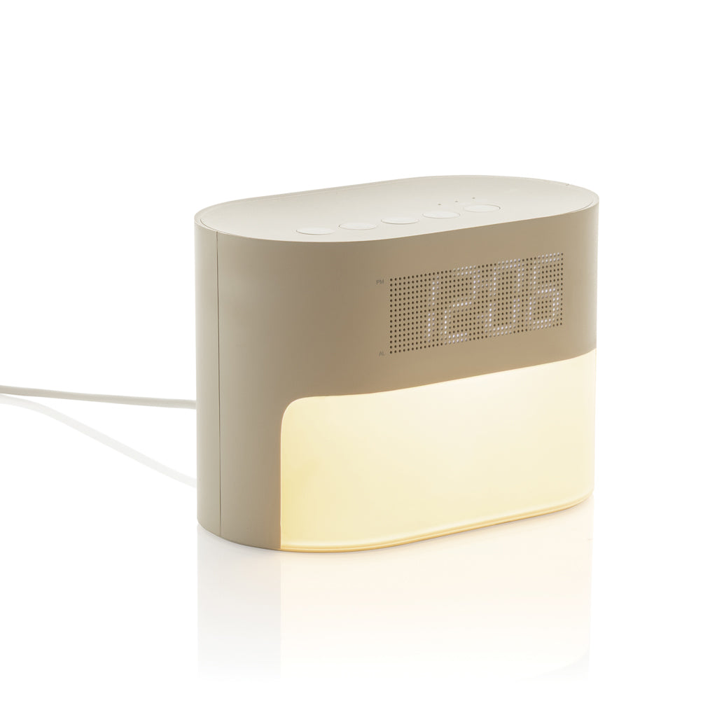 LumaRise RCS reycled plastic white noise alarm clock