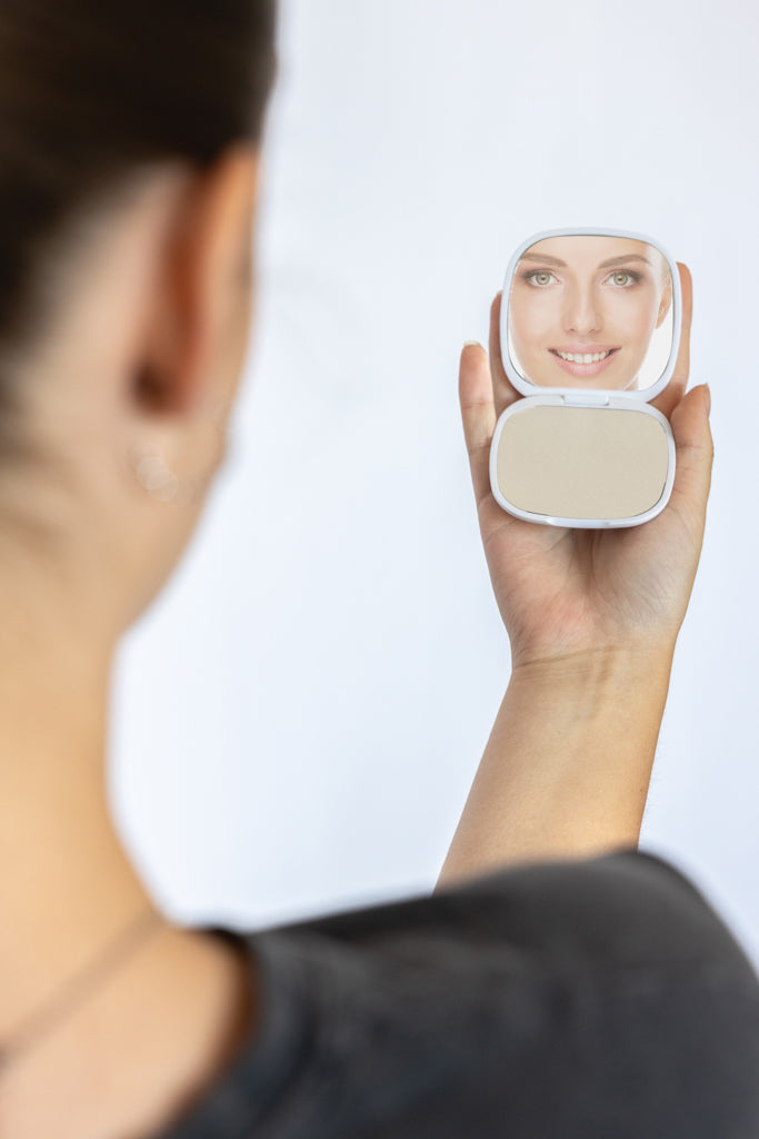 Reflecta RCS recycled plastic make-up mirror
