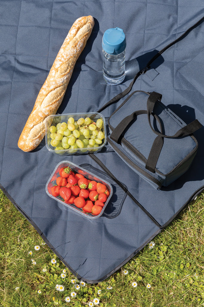 Impact Aware™ RPET foldable quilted picnic blanket