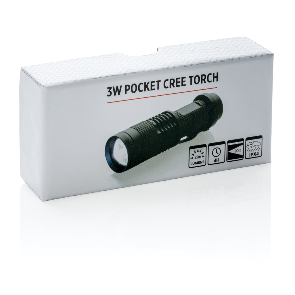 3W pocket CREE torch