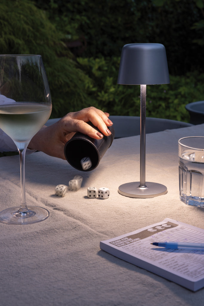 Zenic RCS recycled plastic USB re-chargable table lamp