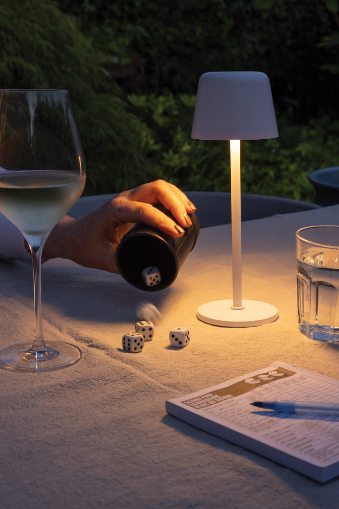 Zenic RCS recycled plastic USB re-chargable table lamp