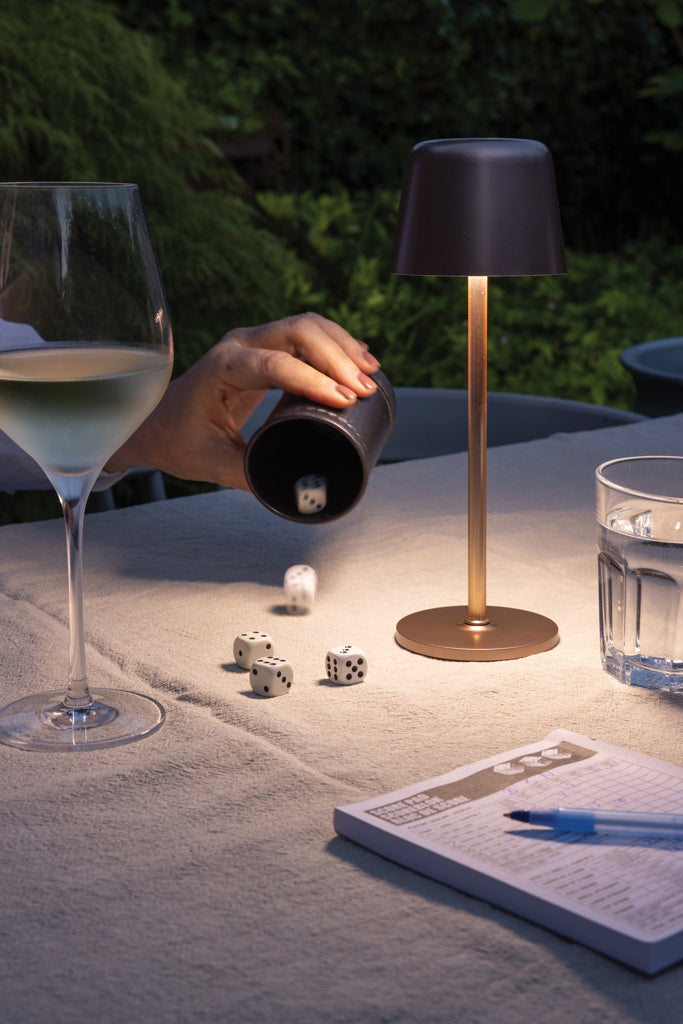 Zenic RCS recycled plastic USB re-chargable table lamp