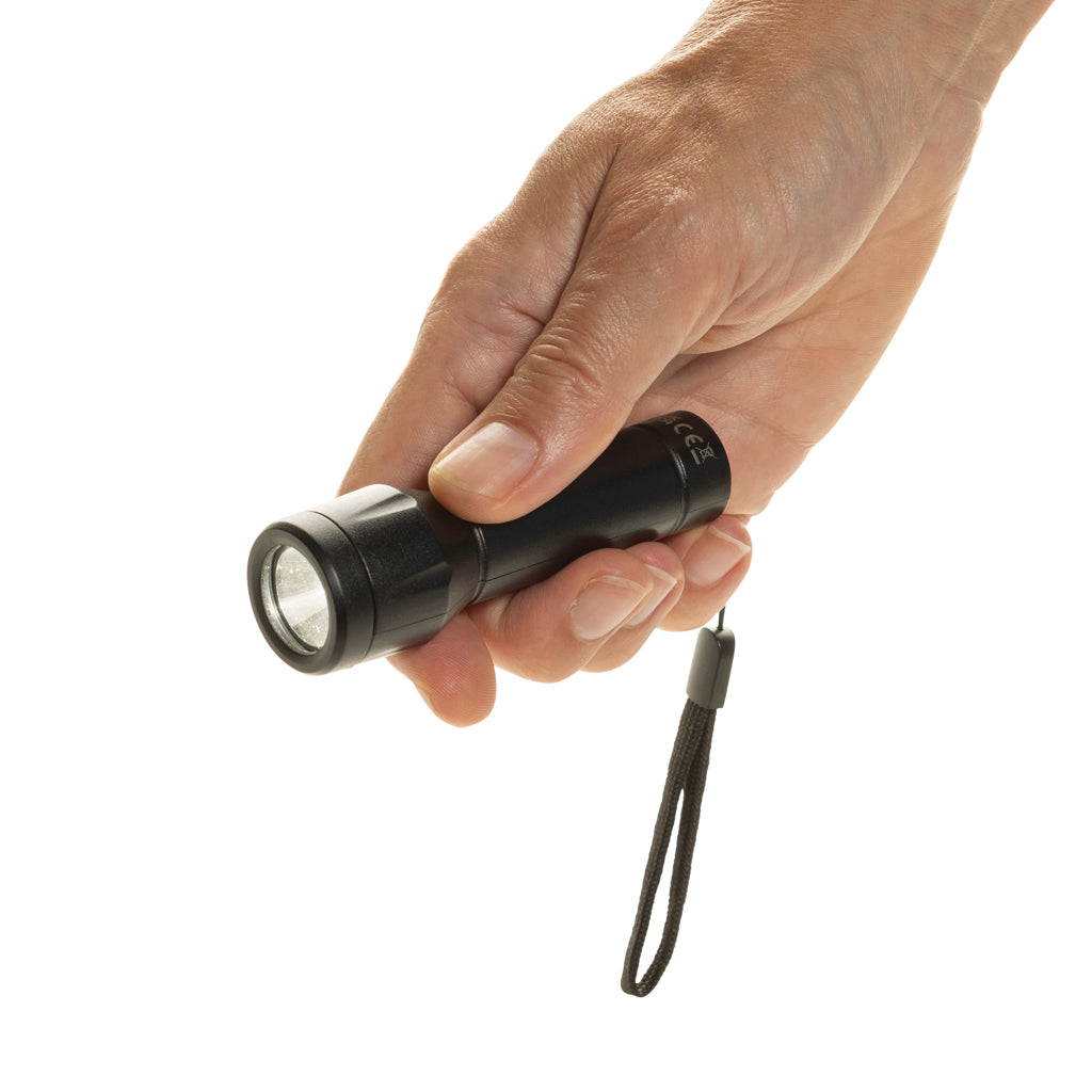 Flara RSC recycled plastic USB-rechargeable torch