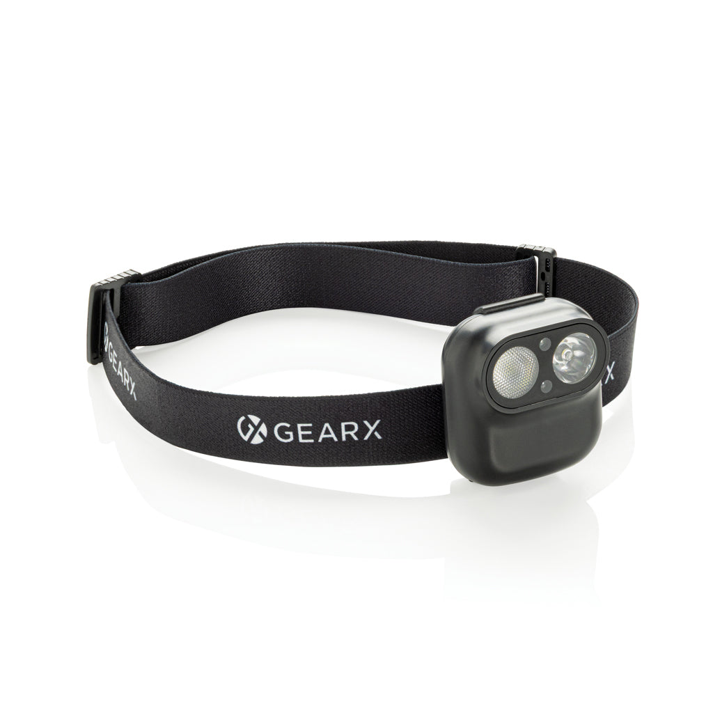 Gear X RCS rPlastic head torch with motion sensor