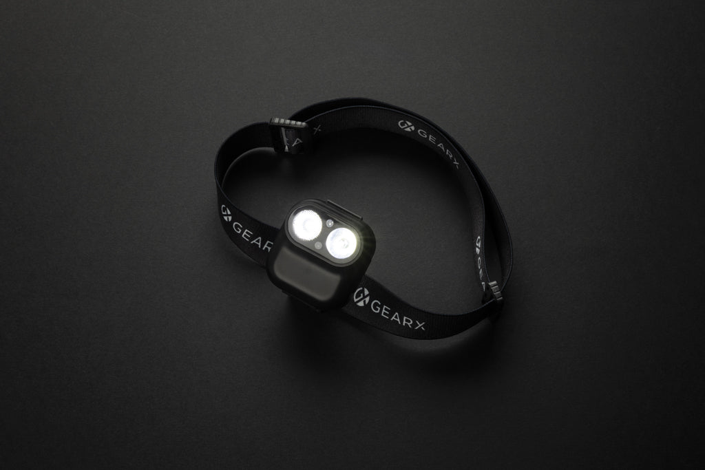 Gear X RCS rPlastic head torch with motion sensor