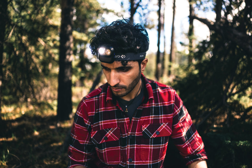 Gear X RCS rPlastic head torch with motion sensor