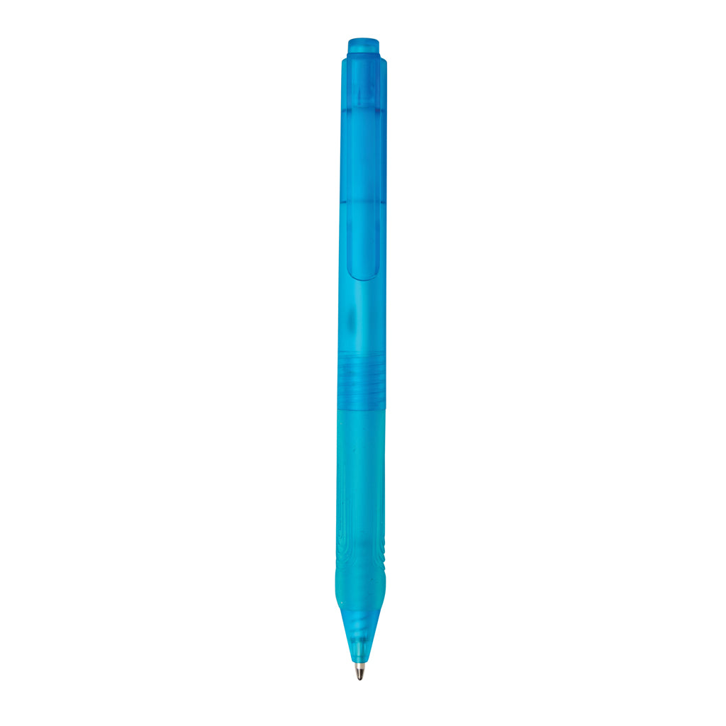 X9 frosted pen with silicone grip