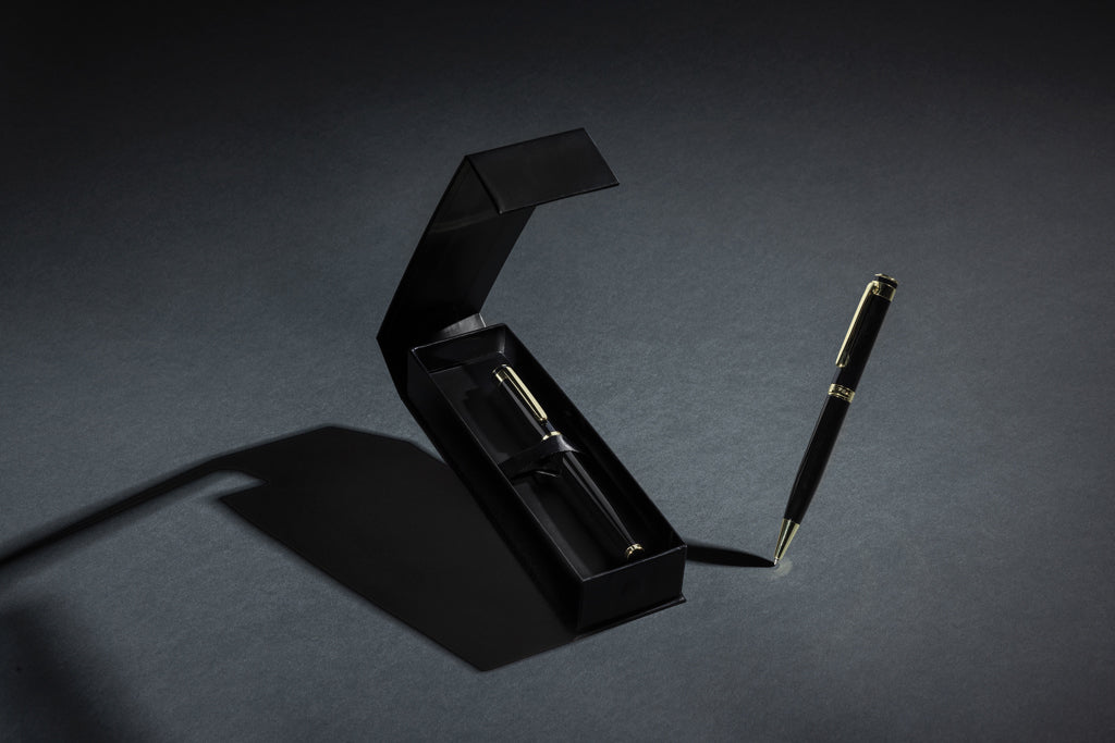 Swiss Peak Luca RCS recycled brass deluxe pen set